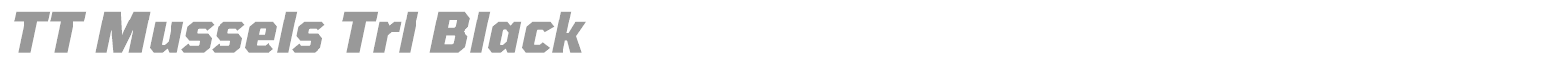 TT Mussels font preview